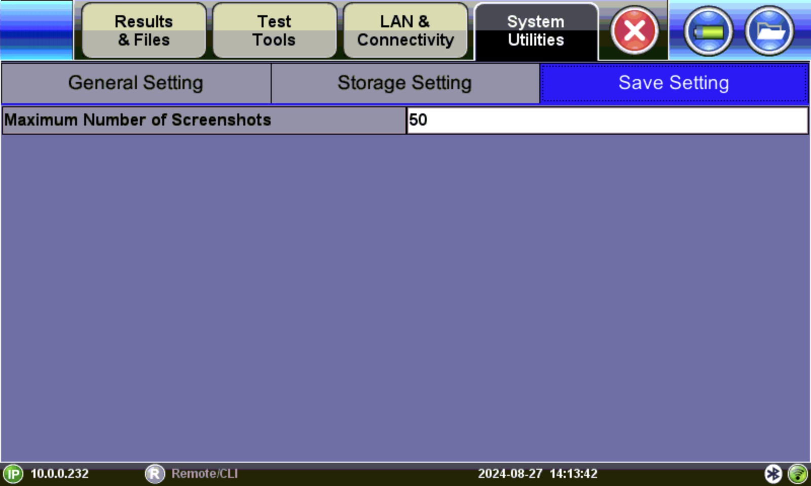 Global Settings