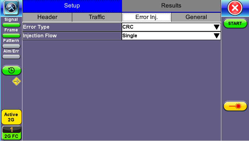 Traffic Generation and Error Injection