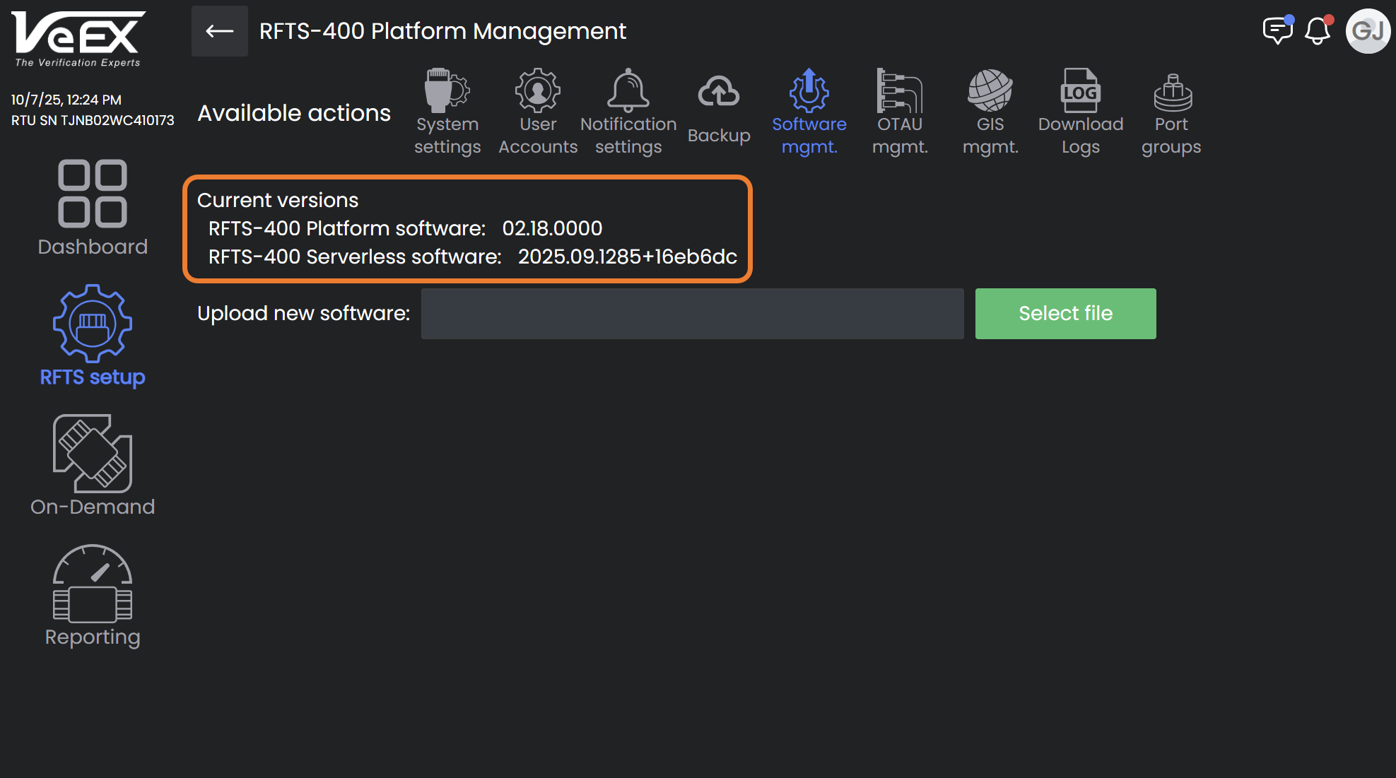 Serverless Software Upgrade
